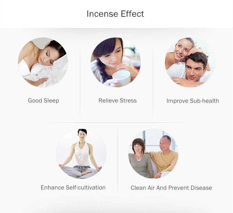 Natural Backflow Incense Cones - 7 Scents