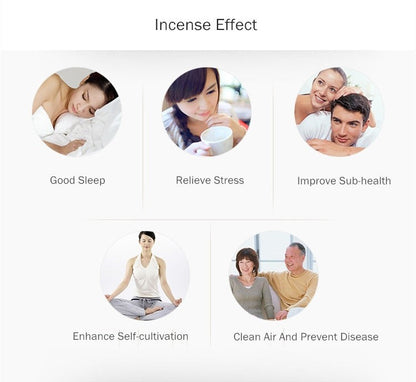 Natural Backflow Incense Cones - 7 Scents