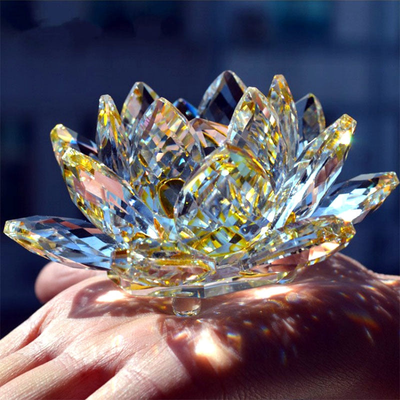 Fengshui Crystal Lotus Flower