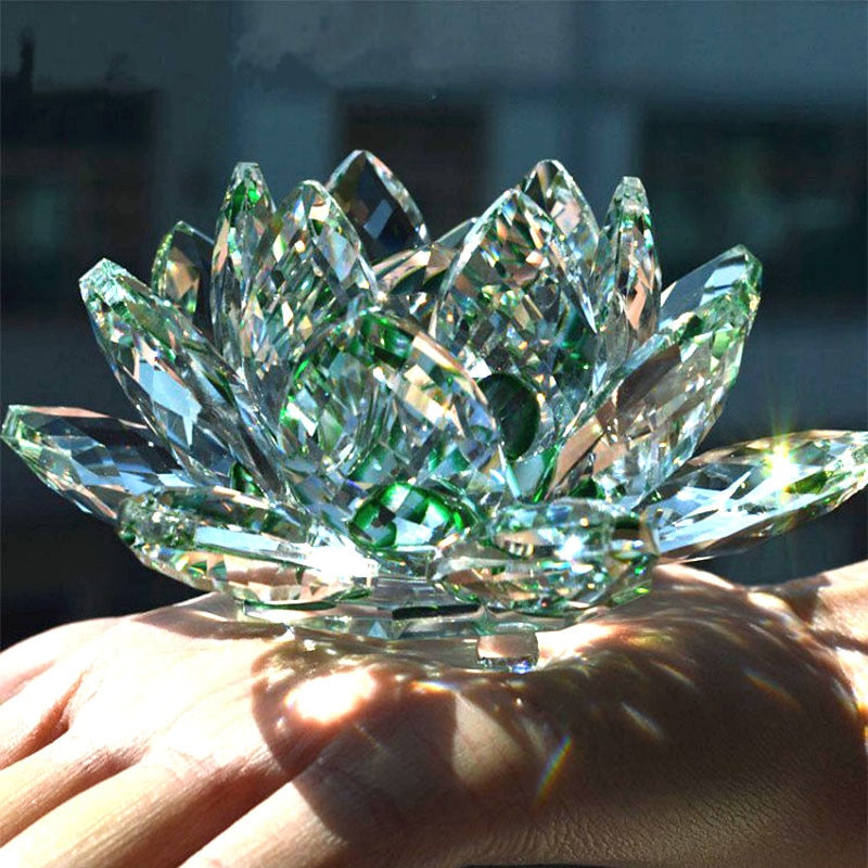 Fengshui Crystal Lotus Flower