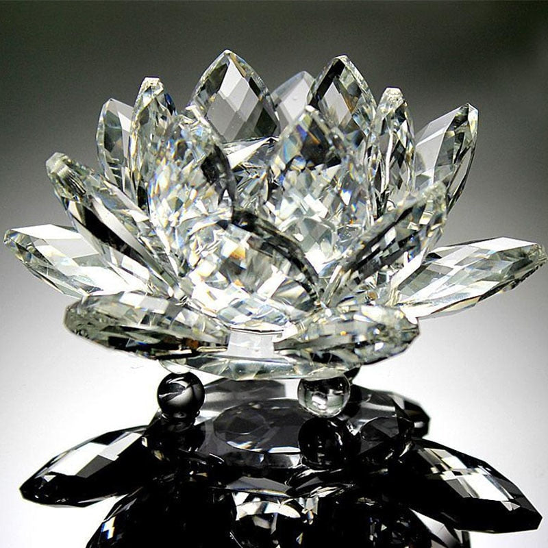 Fengshui Crystal Lotus Flower