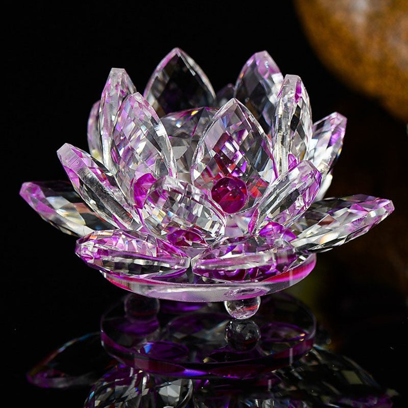 Fengshui Crystal Lotus Flower