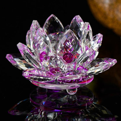 Fengshui Crystal Lotus Flower