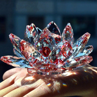 Fengshui Crystal Lotus Flower