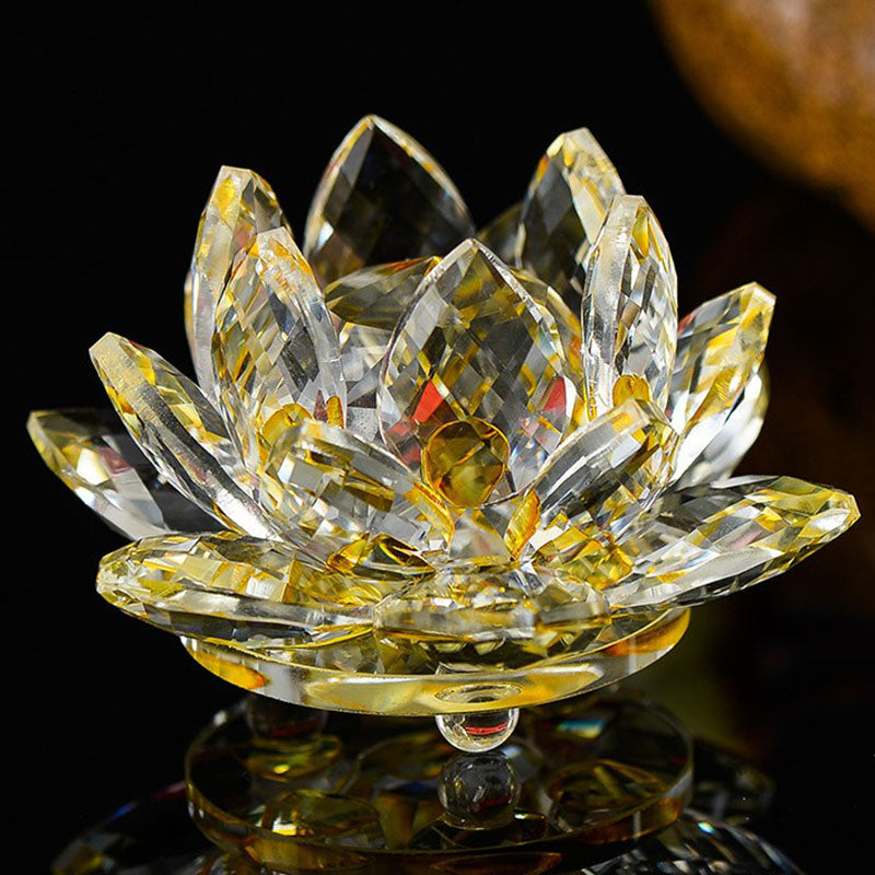 Fengshui Crystal Lotus Flower