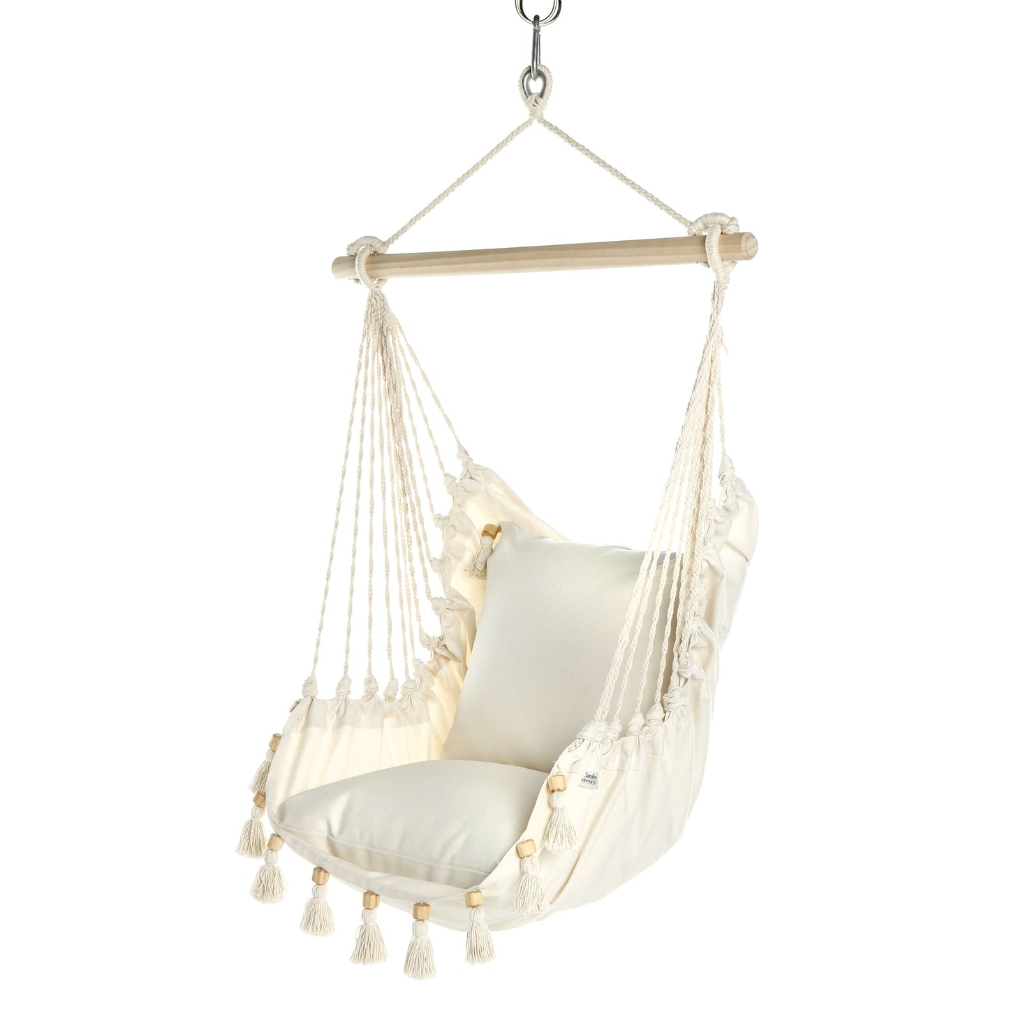 Small Boho Indoor Hammock Chair With Tassels | LOLITA Jr.