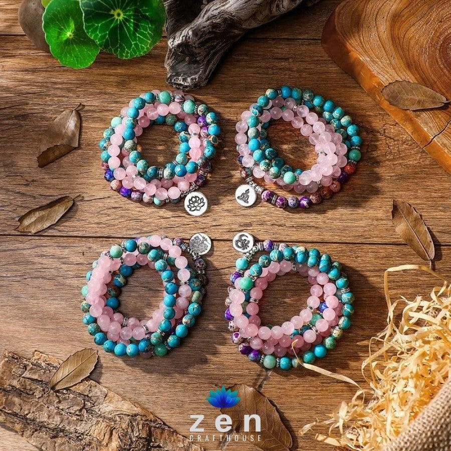Charms Mixed Stones Mala | Vitality