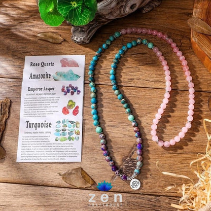 Charms Mixed Stones Mala | Vitality