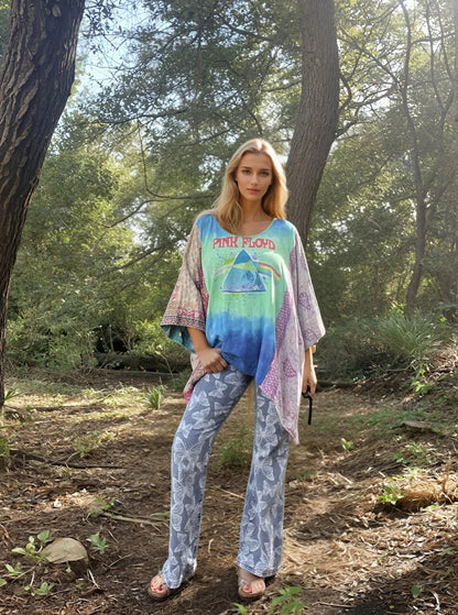 Bell Sleeve Butterfly Top “Pink Floyd” by Mountain Girl Clothing