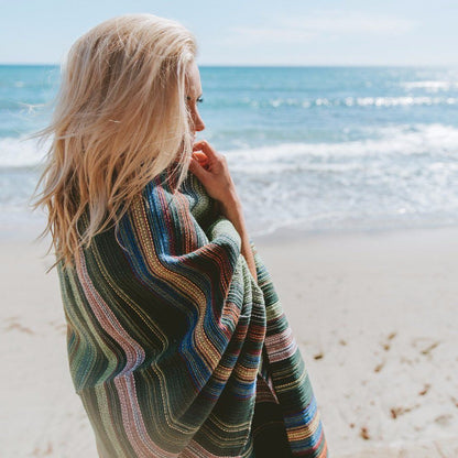 Povoa Yoga Blanket Aqua Green