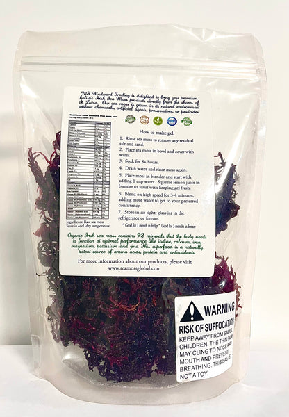 Wild Harvested Purple Certified Raw Sea Moss