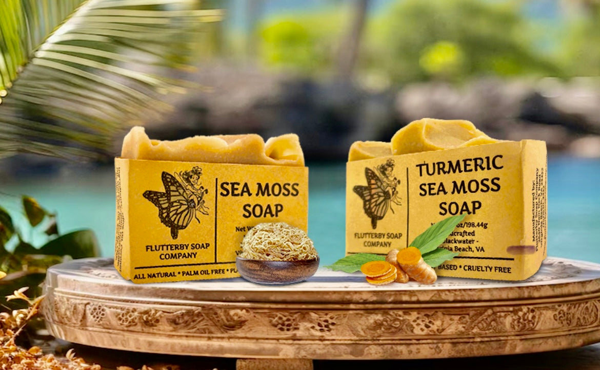 Organic Sea Moss Soap – Organic Bar Soap for Face & Body | 13 Soap Choices!