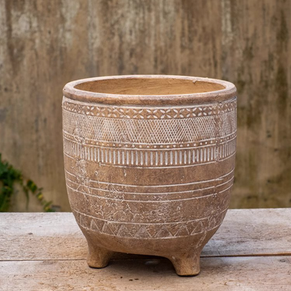 Bohemian Red Clay Planter