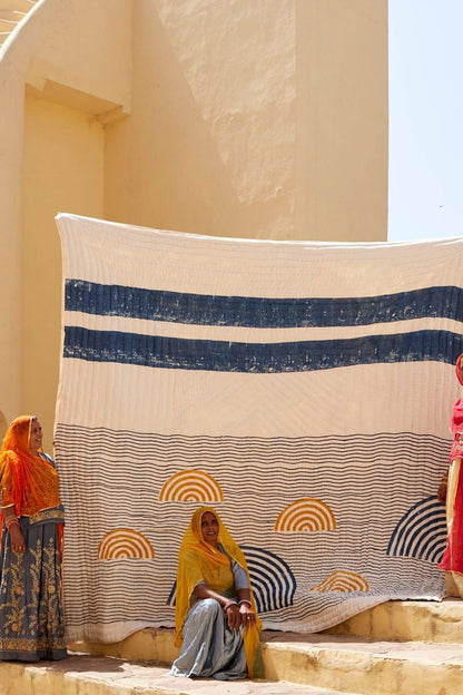 Spiral Sunset Quilt