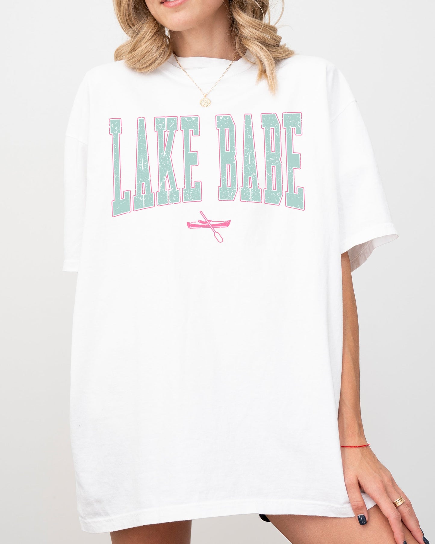 Lake Babe, Hot Girl Summer, Vacation, Outdoors, Canoe, Boating, Beach, Swimming Shirt Comfort Colors T-Shirt