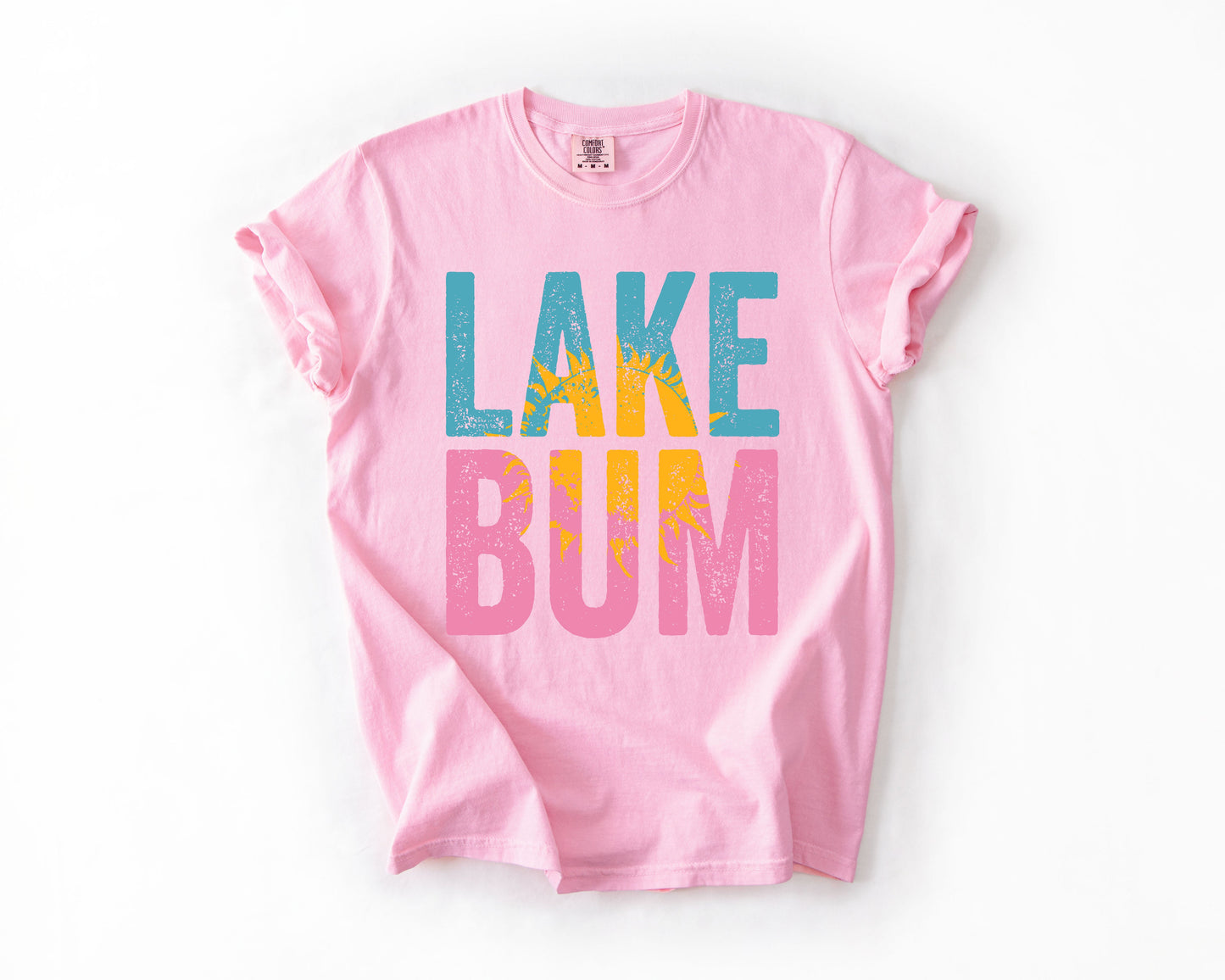 Lake Bum, Boat, Lake Life, Camping, Outdoor, Nature, Travel, Comfort Colors T-Shirt