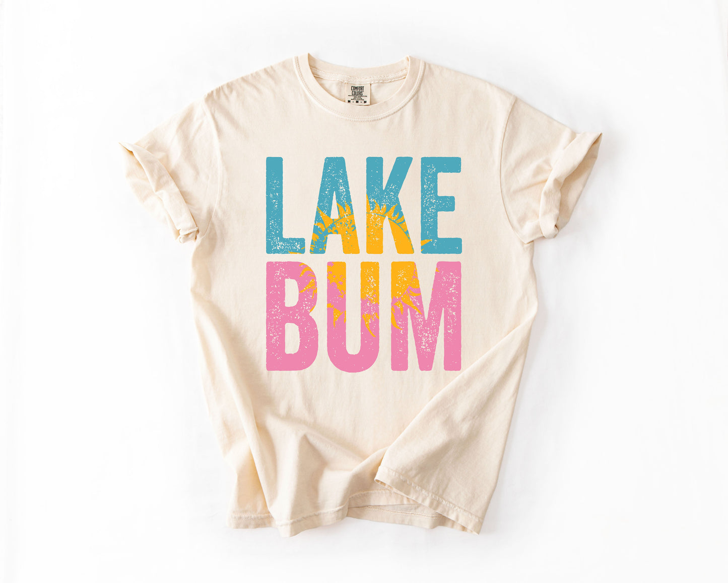 Lake Bum, Boat, Lake Life, Camping, Outdoor, Nature, Travel, Comfort Colors T-Shirt