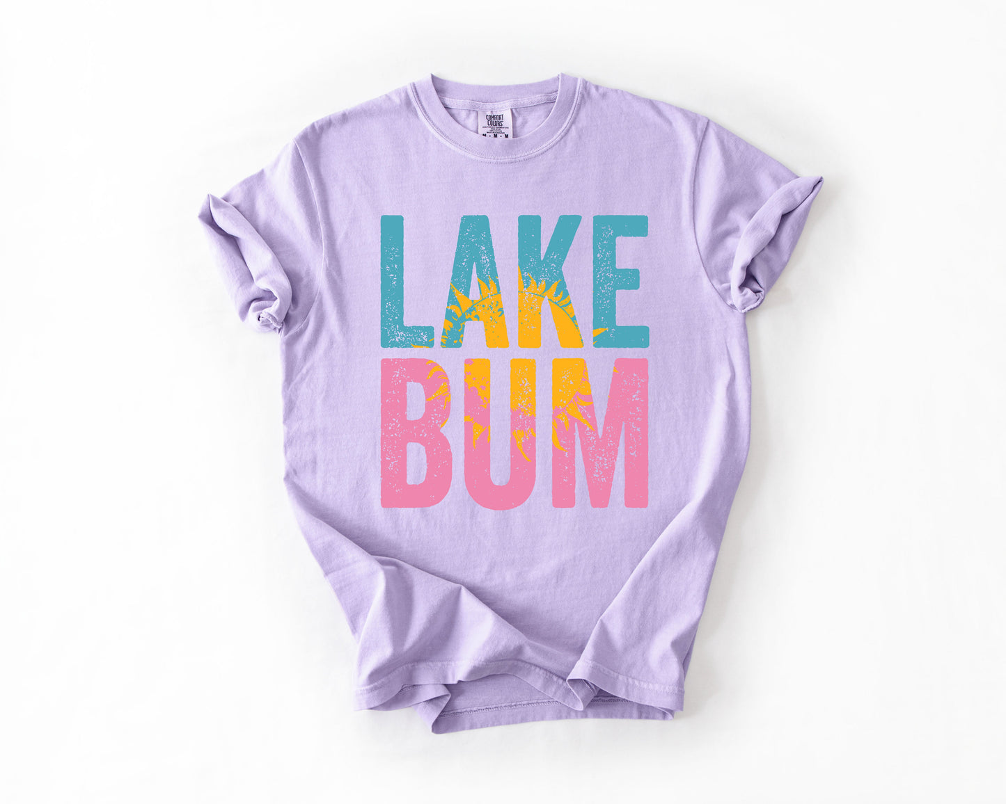 Lake Bum, Boat, Lake Life, Camping, Outdoor, Nature, Travel, Comfort Colors T-Shirt