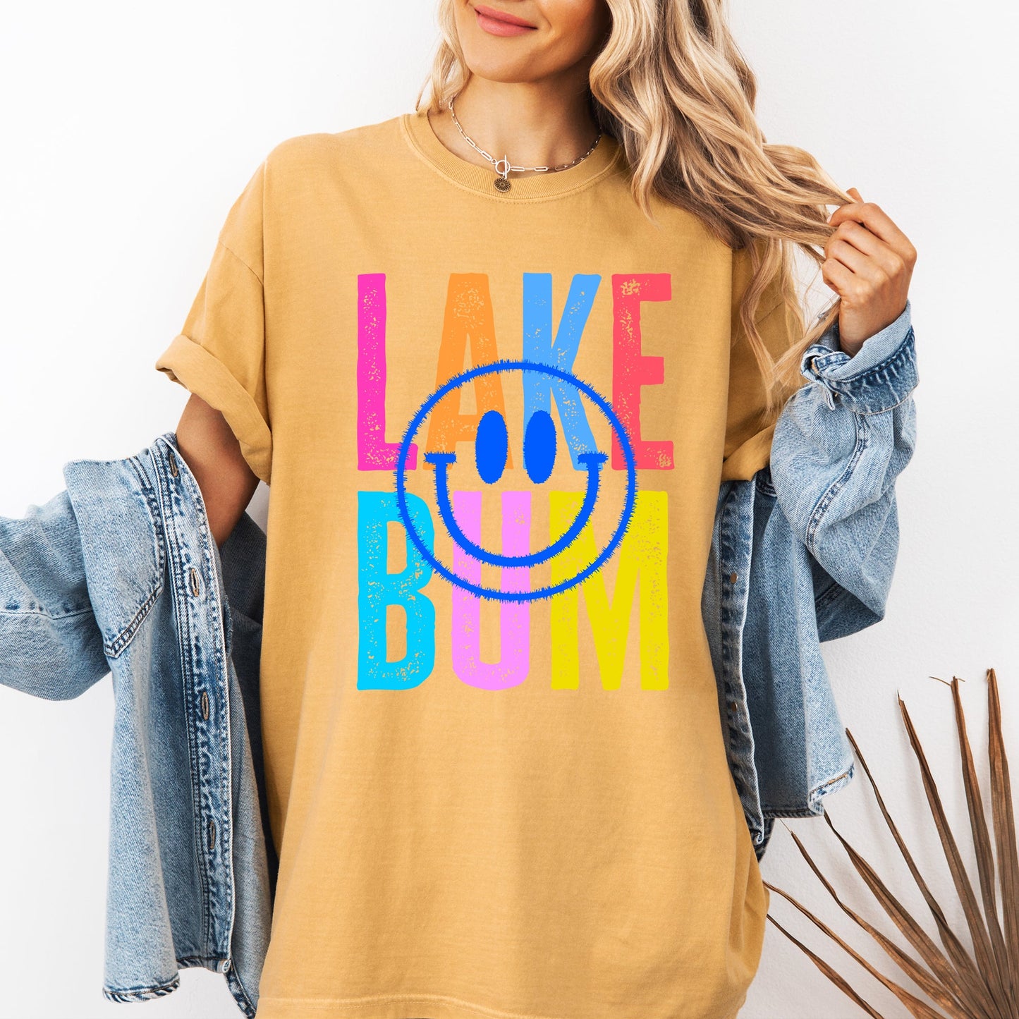 Lake Bum, Summer, Lake Life, Retro, Comfort Colors T-Shirt