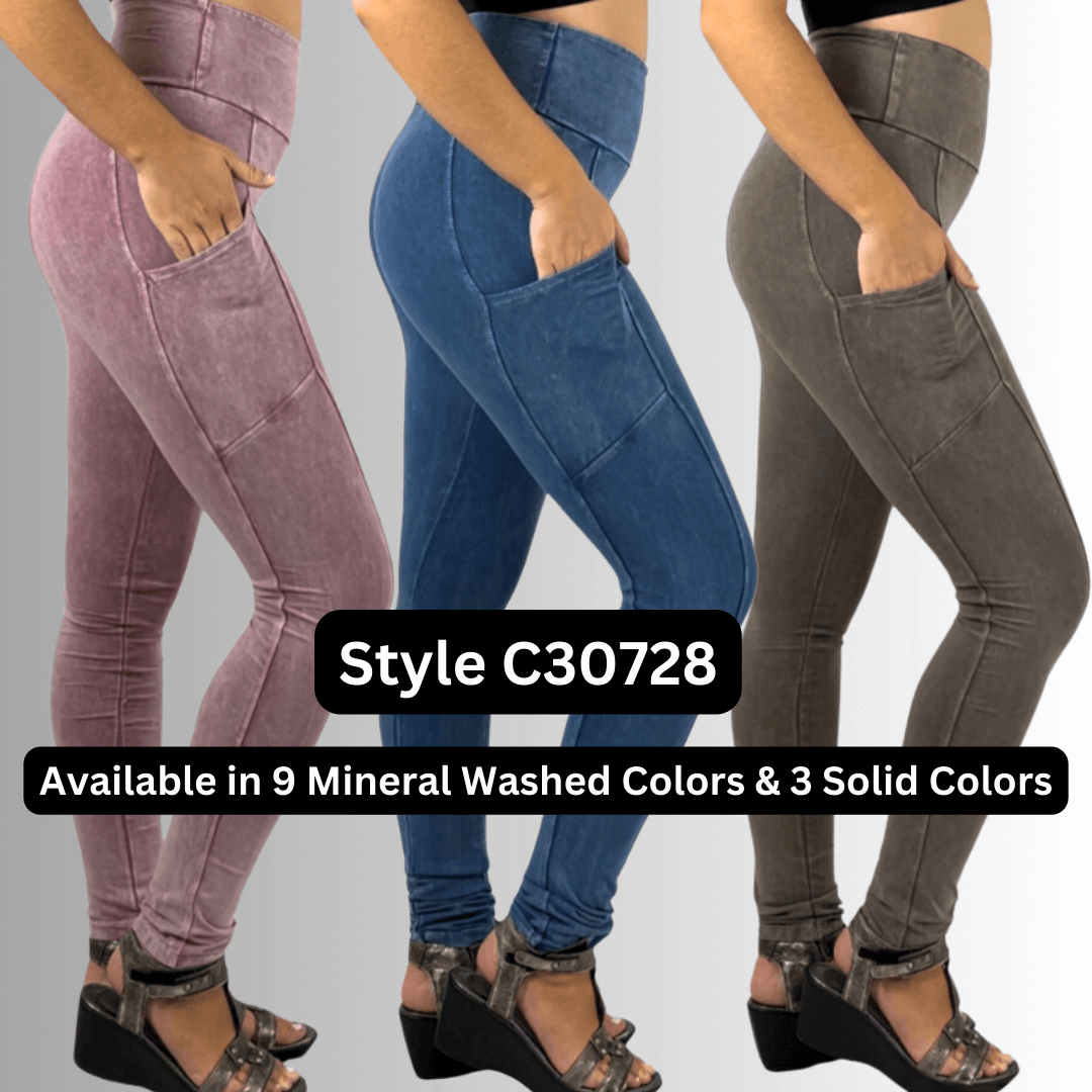 A Perfect Fit Pocket Leggings in Taupe