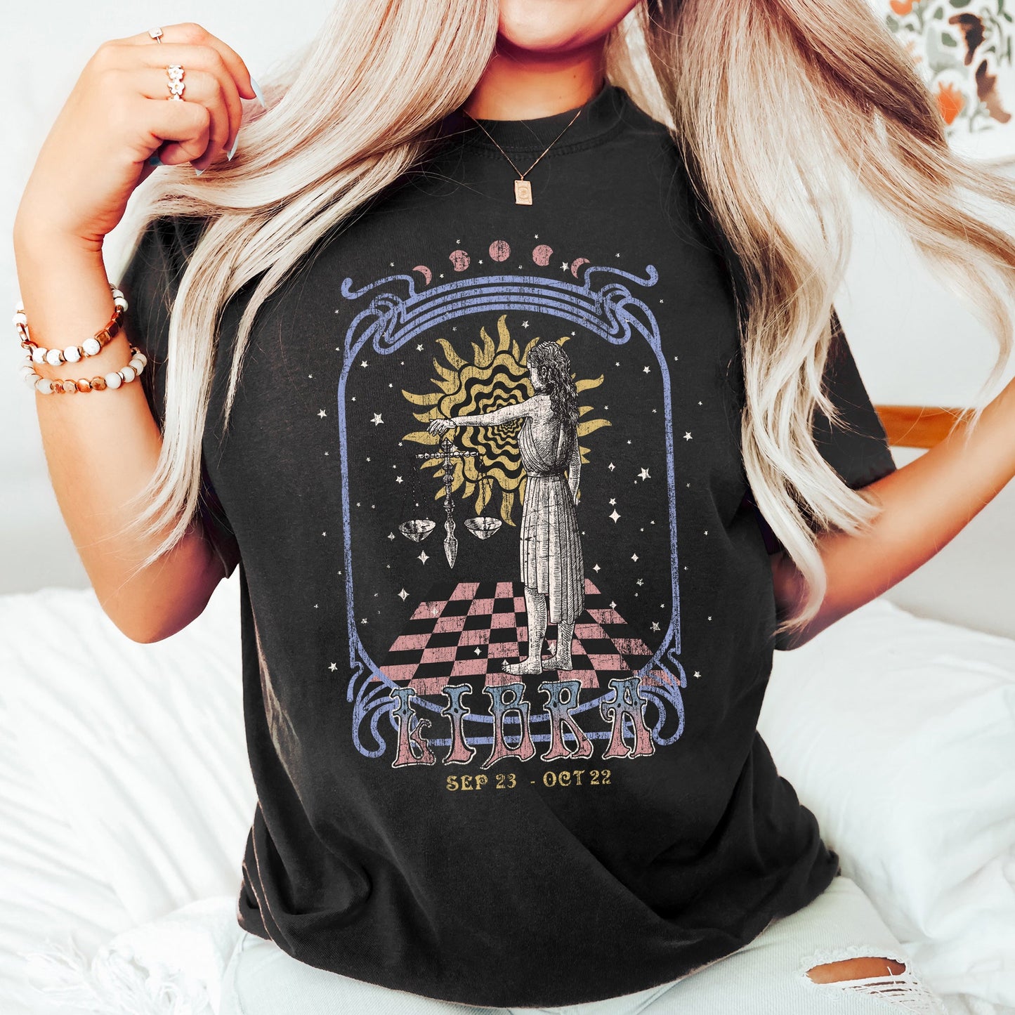 Libra Zodiac Comfort Colors Tees, Horoscope, Astrology