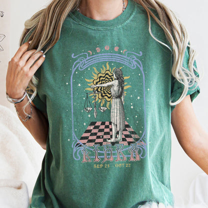 Libra Zodiac Comfort Colors Tees, Horoscope, Astrology