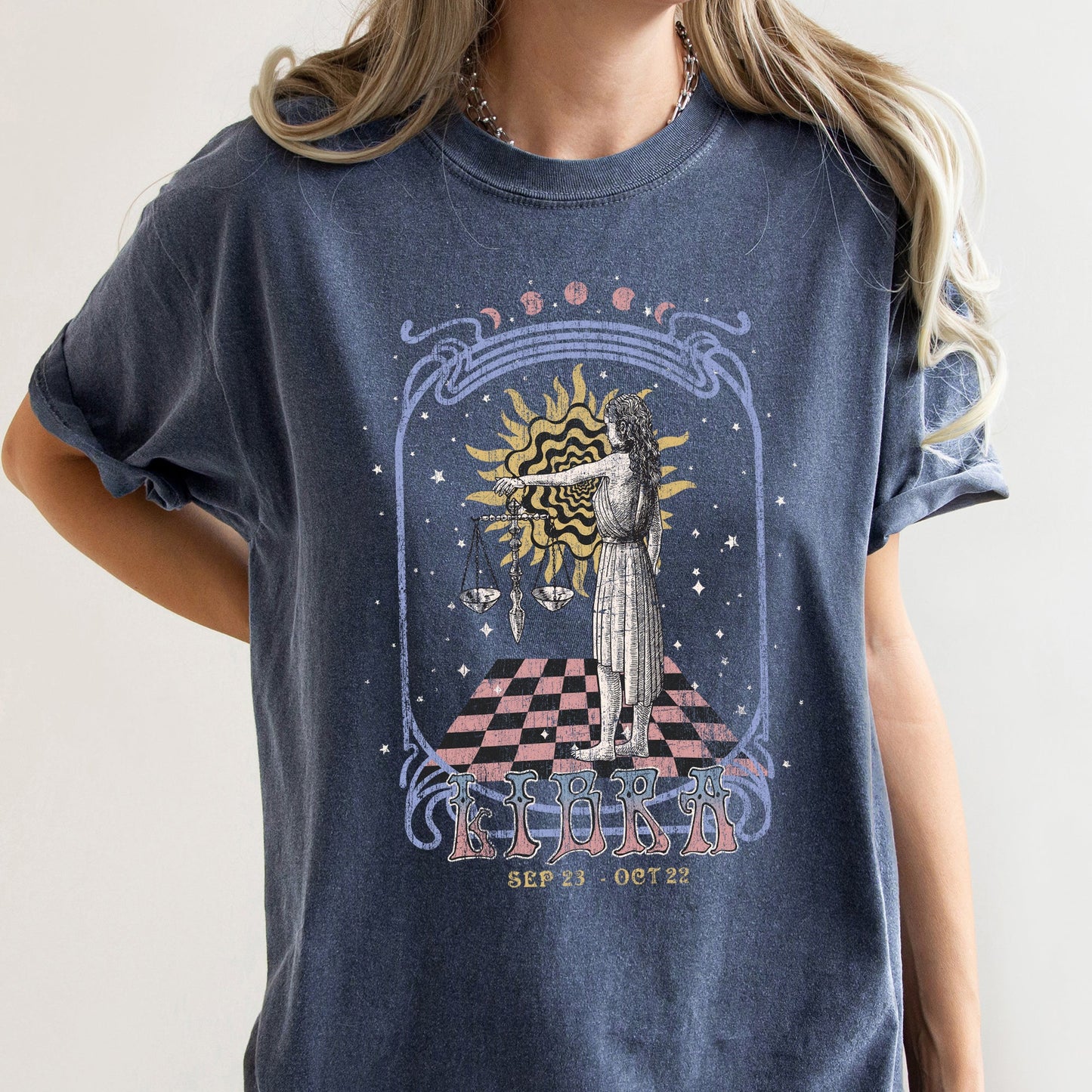Libra Zodiac Comfort Colors Tees, Horoscope, Astrology