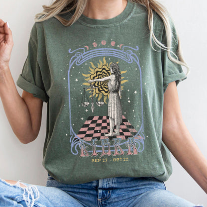 Libra Zodiac Comfort Colors Tees, Horoscope, Astrology