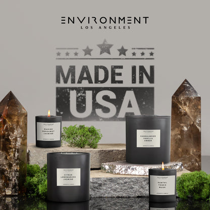 55oz Amber Crystal | Vetiver | Oud Musk Candle (Inspired by Baccarat Rouge 540®)