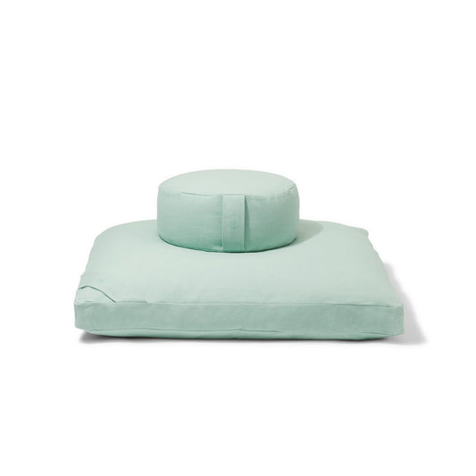 Organic Meditation Cushion Set - meadow