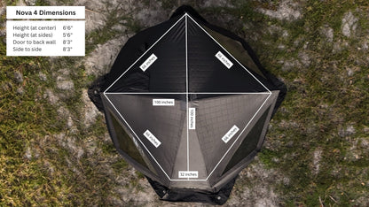Nova 4 Sauna Tent Pro Package (4-person)