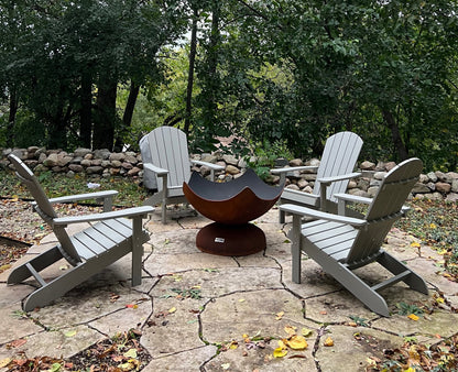 "Stellar" Wood Burning Artisan Fire Pit Bowl (Made In USA)