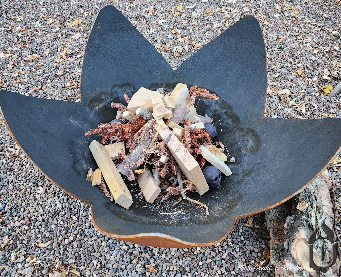 "Fire Flower" Wood Burning Fire Pit Bowl (Made In USA)