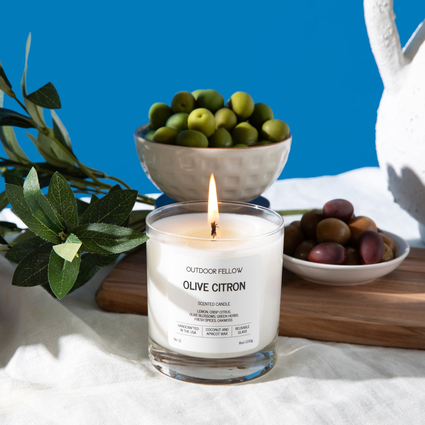 Olive Citron Scented Candle