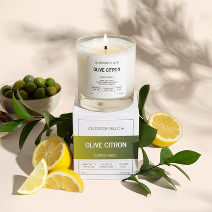 Olive Citron Scented Candle