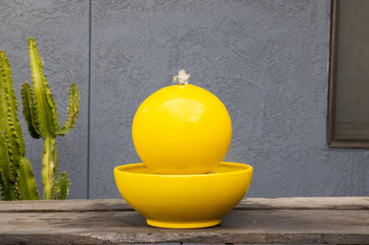 Morning Sun Sphere Fountain By Plantatorem