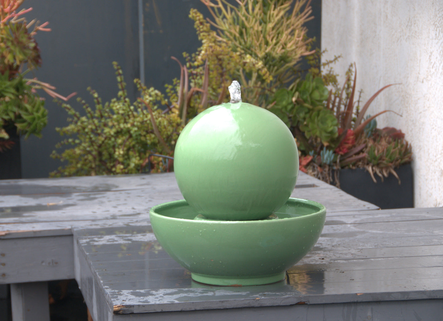 Morning Sun Sphere Fountain By Plantatorem