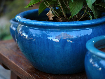 Low Jar Planter - Set of 3 By Plantatorem