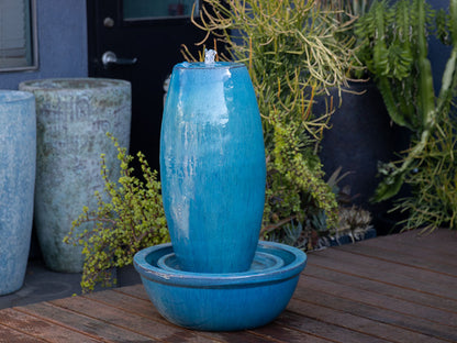 Narrow Drum Shape Fountain By Plantatorem