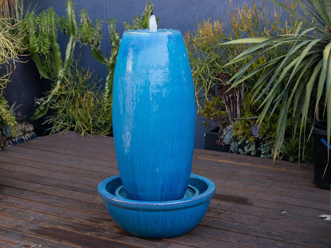 Narrow Drum Shape Fountain By Plantatorem