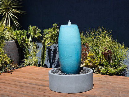 Narrow Drum Shape Fountain By Plantatorem