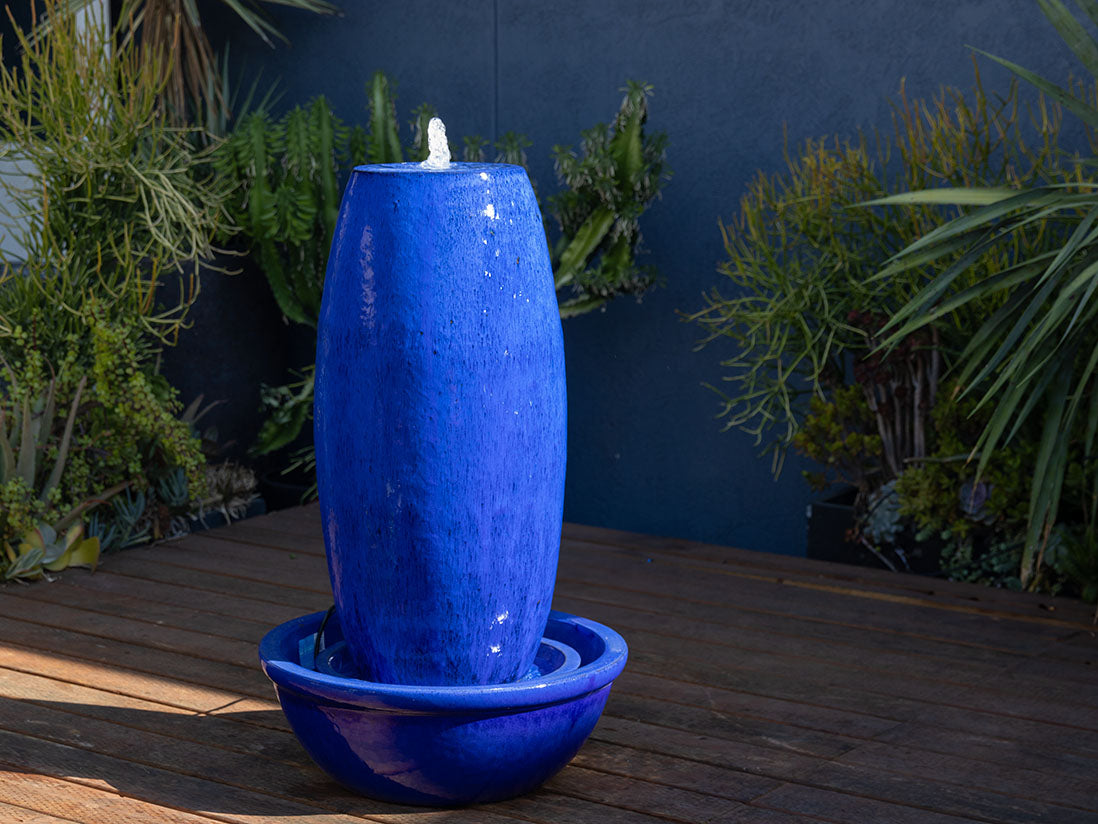 Narrow Drum Shape Fountain By Plantatorem