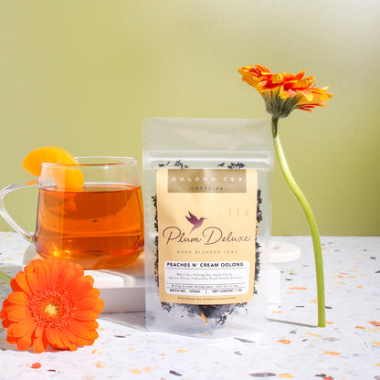 Peaches 'n' Cream Oolong Tea (Peach-Vanilla)