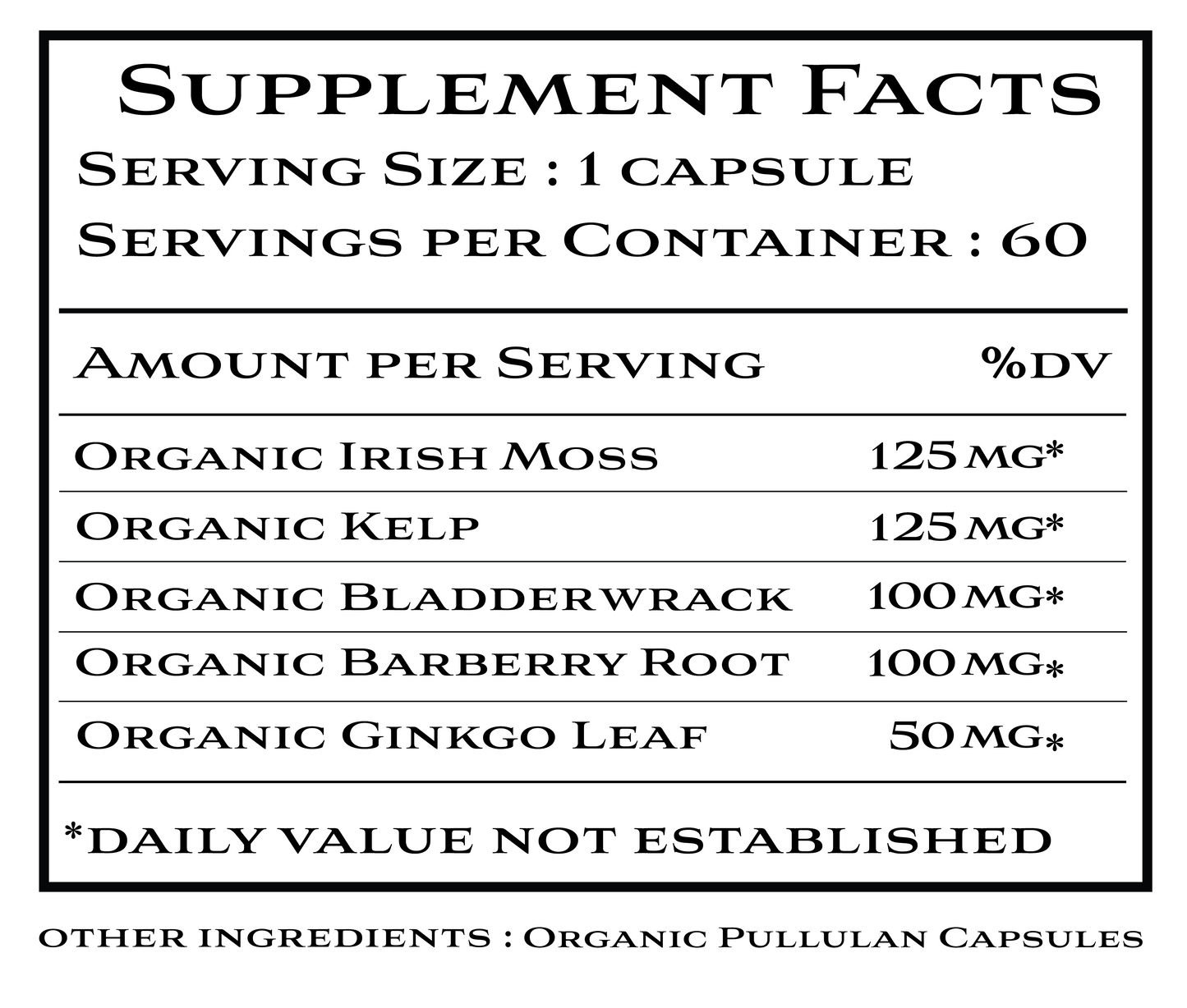 Organic Pituitary Blend