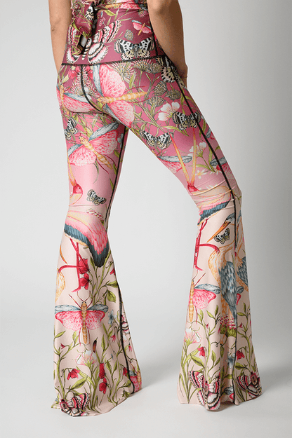 Original Bell - Pretty In Pink Yoga Hippie Flare Bell Bottoms