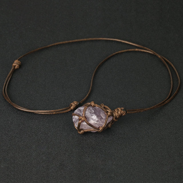 Potent Energy Natural Crystal Pendant