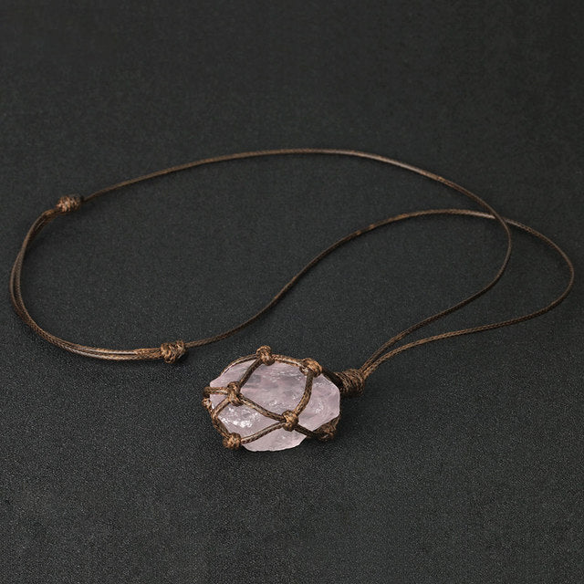 Potent Energy Natural Crystal Pendant