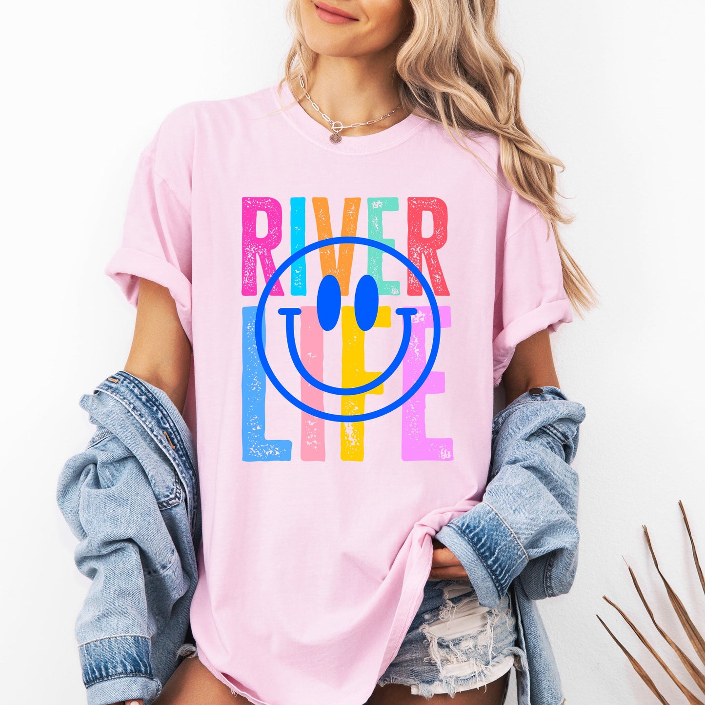 River Life, Float, Summer, River Rat, Retro, Comfort Colors T-Shirt