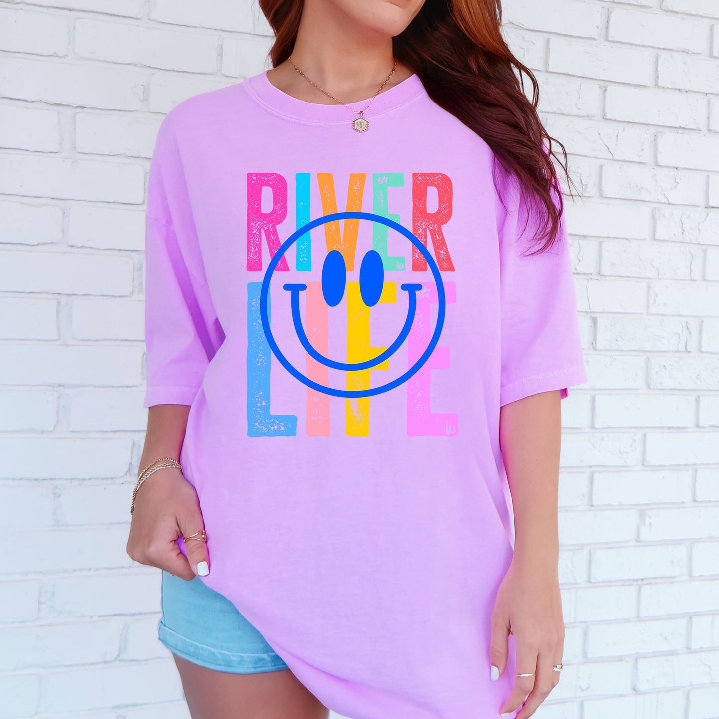 River Life, Float, Summer, River Rat, Retro, Comfort Colors T-Shirt