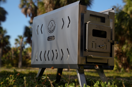 Mini Tent Sauna Stove | Wood-Fired